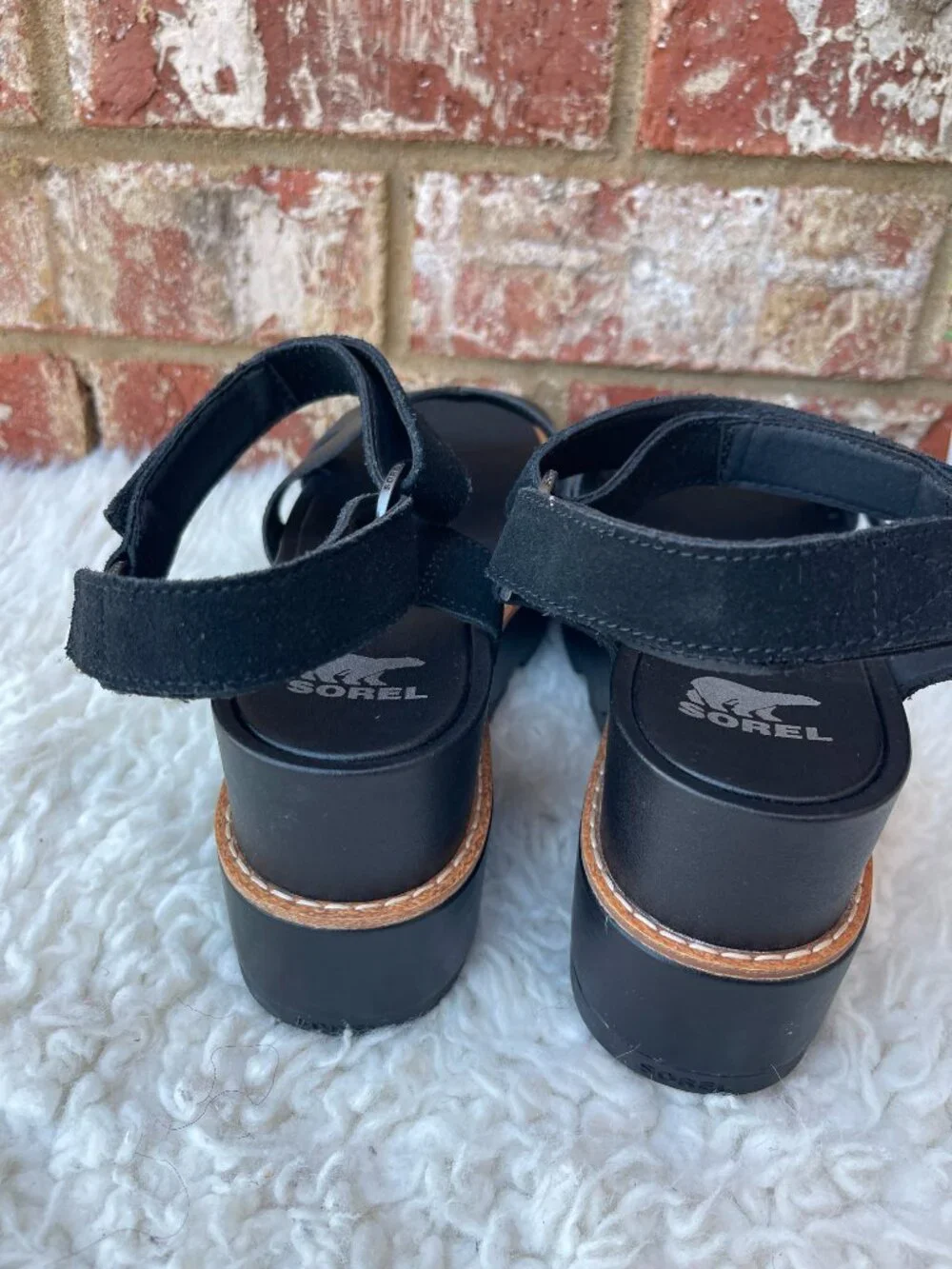 New without box Sorel Joanie IV Slingback Platform Wedge Sandal. Size 10